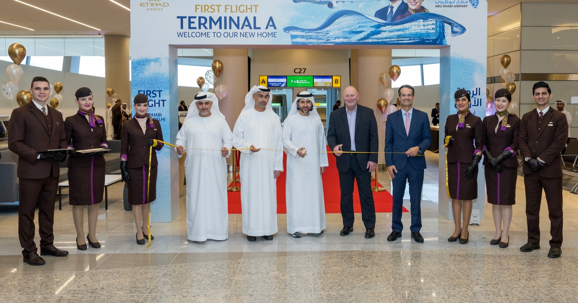 Etihad Airways And Abu Dhabi International Airport Welcomes First