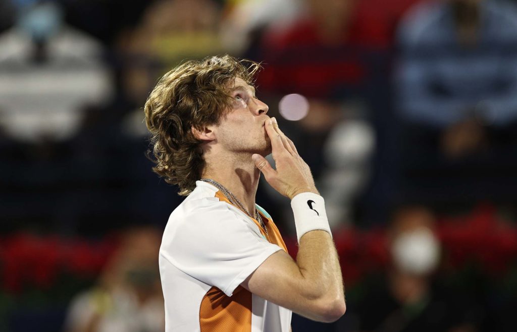 Andrey Rublev wins 2022 Dubai Tennis Championship