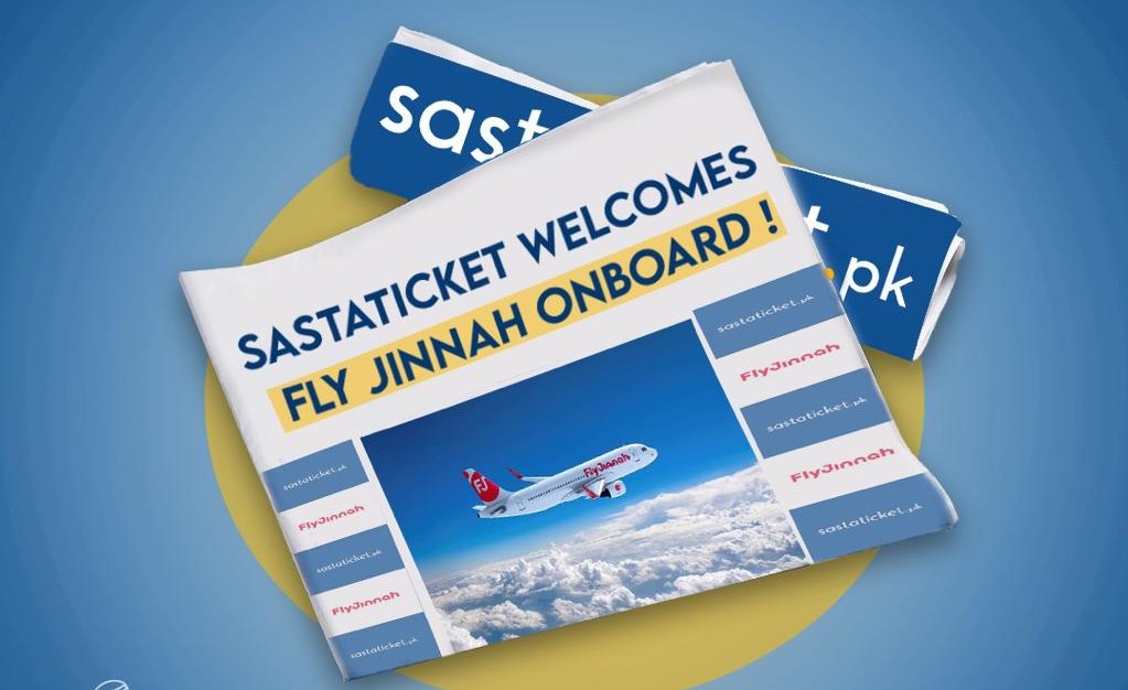 Online Leading E-ticketing Platform Sastaticket Onboard New Airline ...