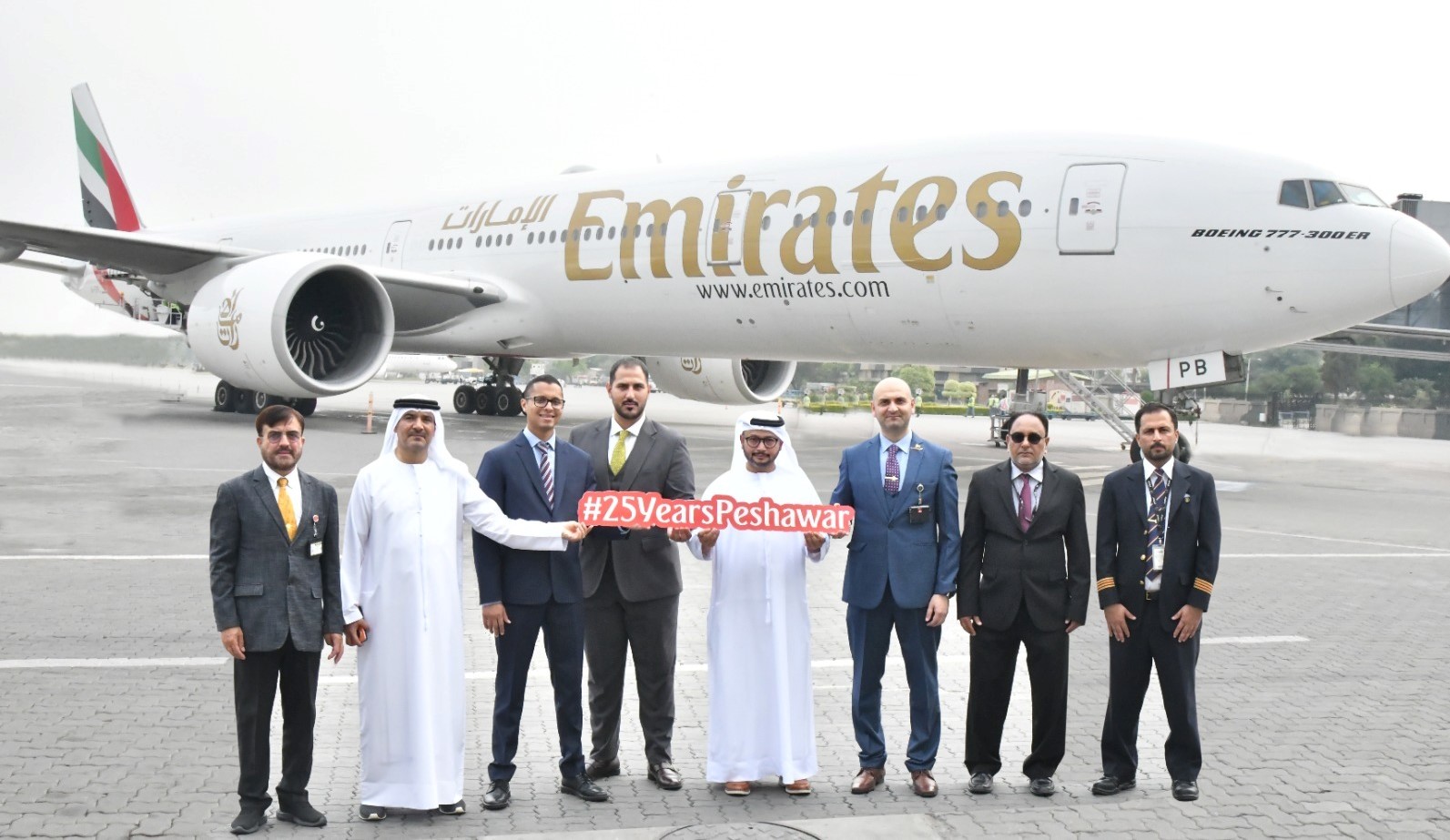 Emirates Airline Celebrates 25 Years of Uniting Peshawar with the World ...