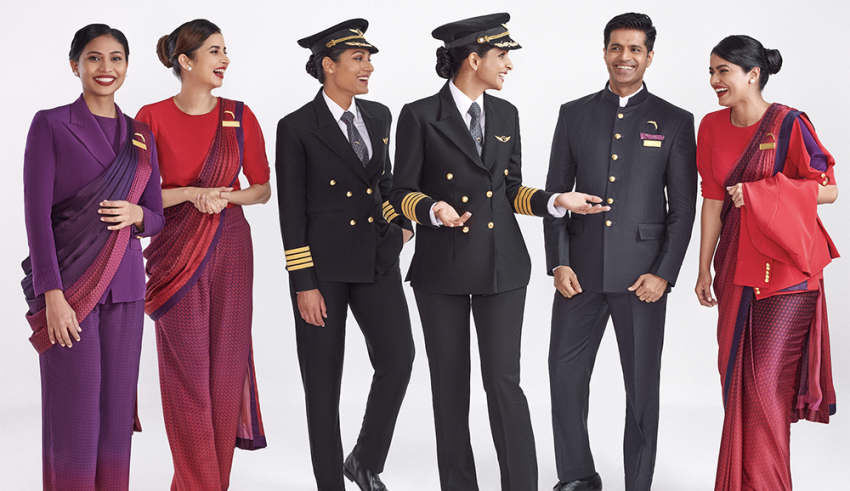 Air India reveals new crew uniforms designed by fashion designer Manish ...