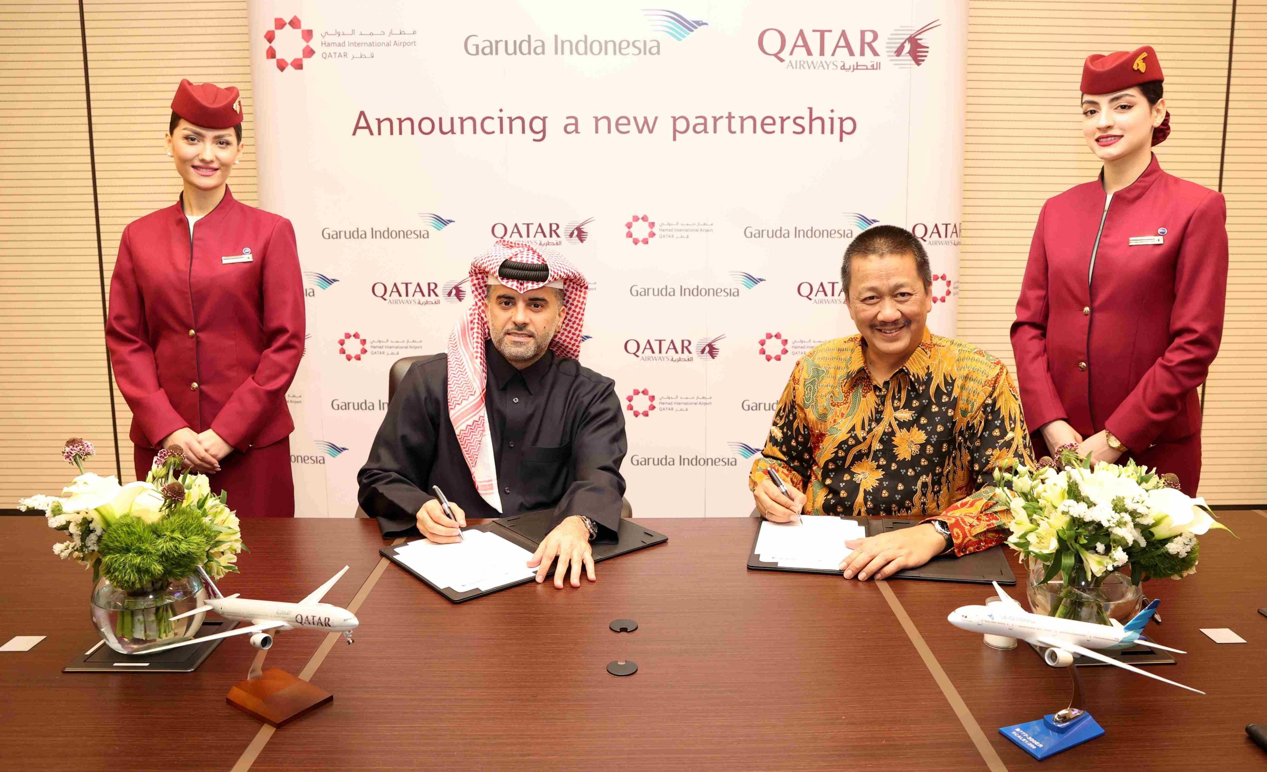 Qatar Airways Announces Codeshare Partnership With Garuda Indonesia ...