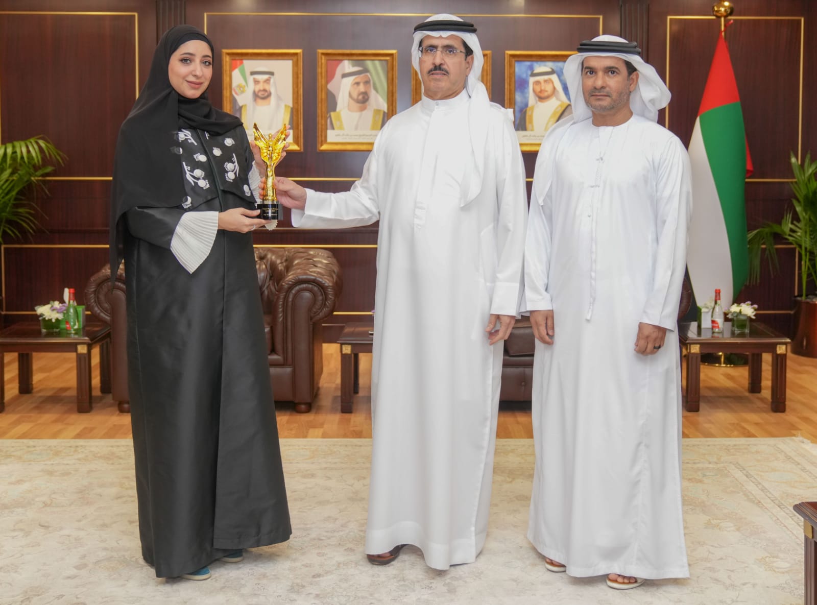 HE Saeed Mohammed Al Tayer congratulates DEWA’s Youth Council President ...